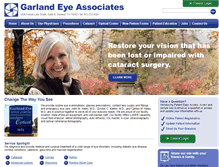 Tablet Screenshot of garlandeye.com